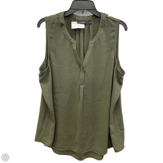 Top Sleeveless By Apt 9 In Green, Size: Xl