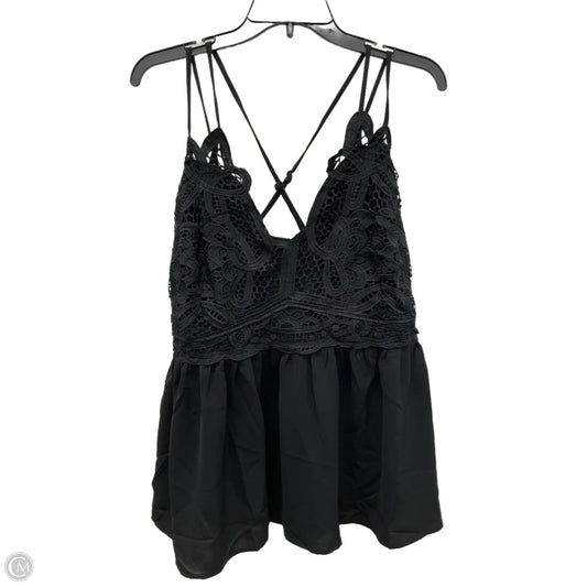Top Sleeveless By Cmc In Black, Size: 3x