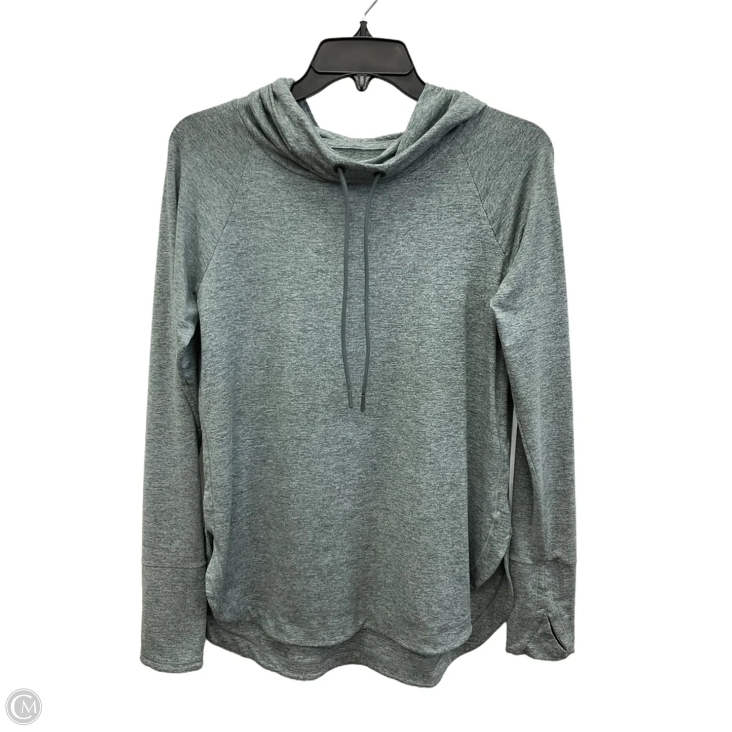 Athletic Top Long Sleeve Hoodie By Athleta In Grey, Size: S