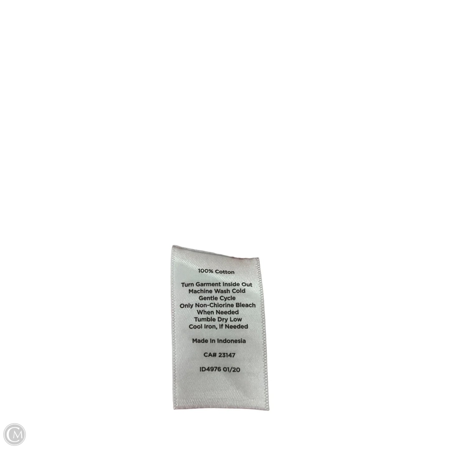 Top Sleeveless By Talbots In White, Size: L