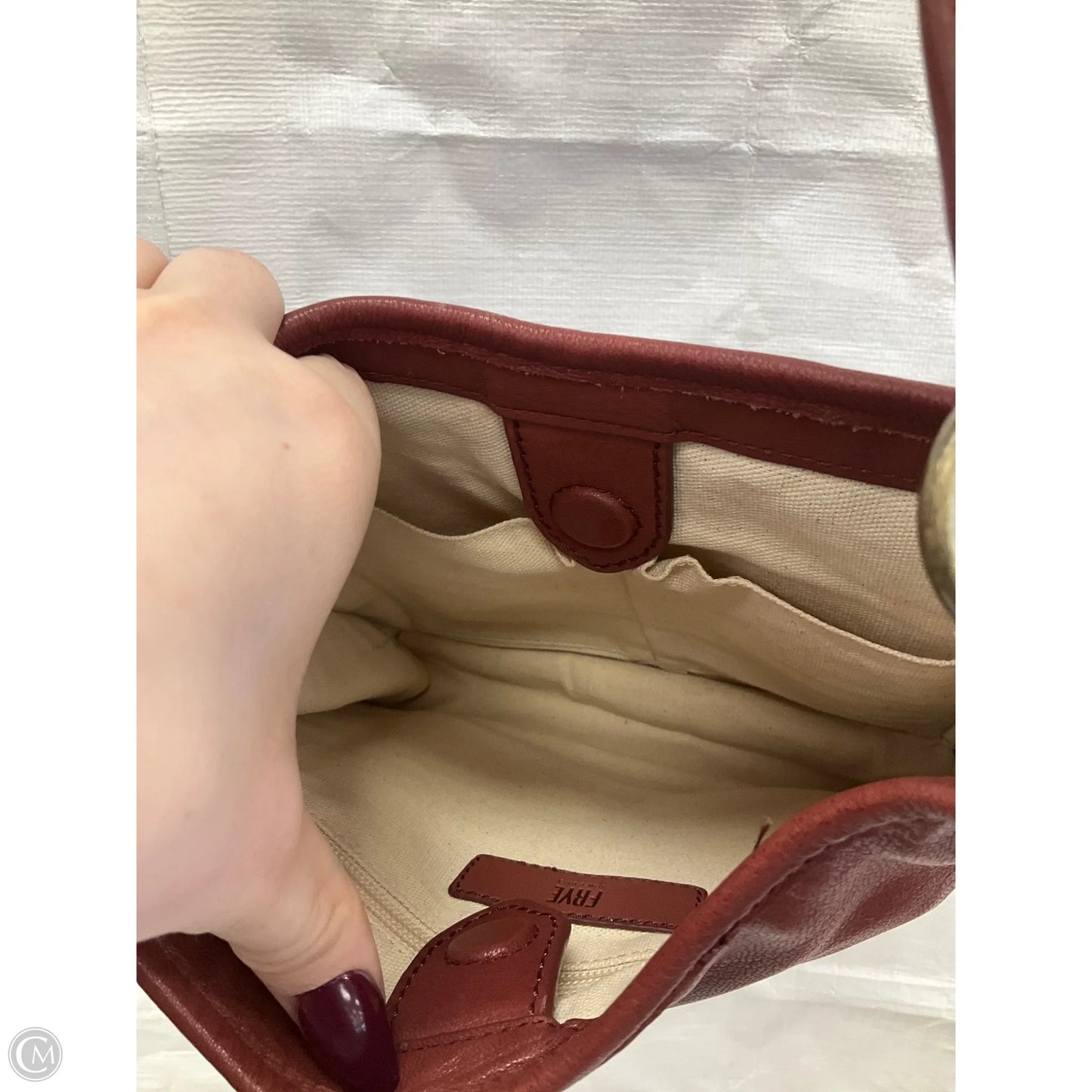 Crossbody Designer By Frye, Size: Small