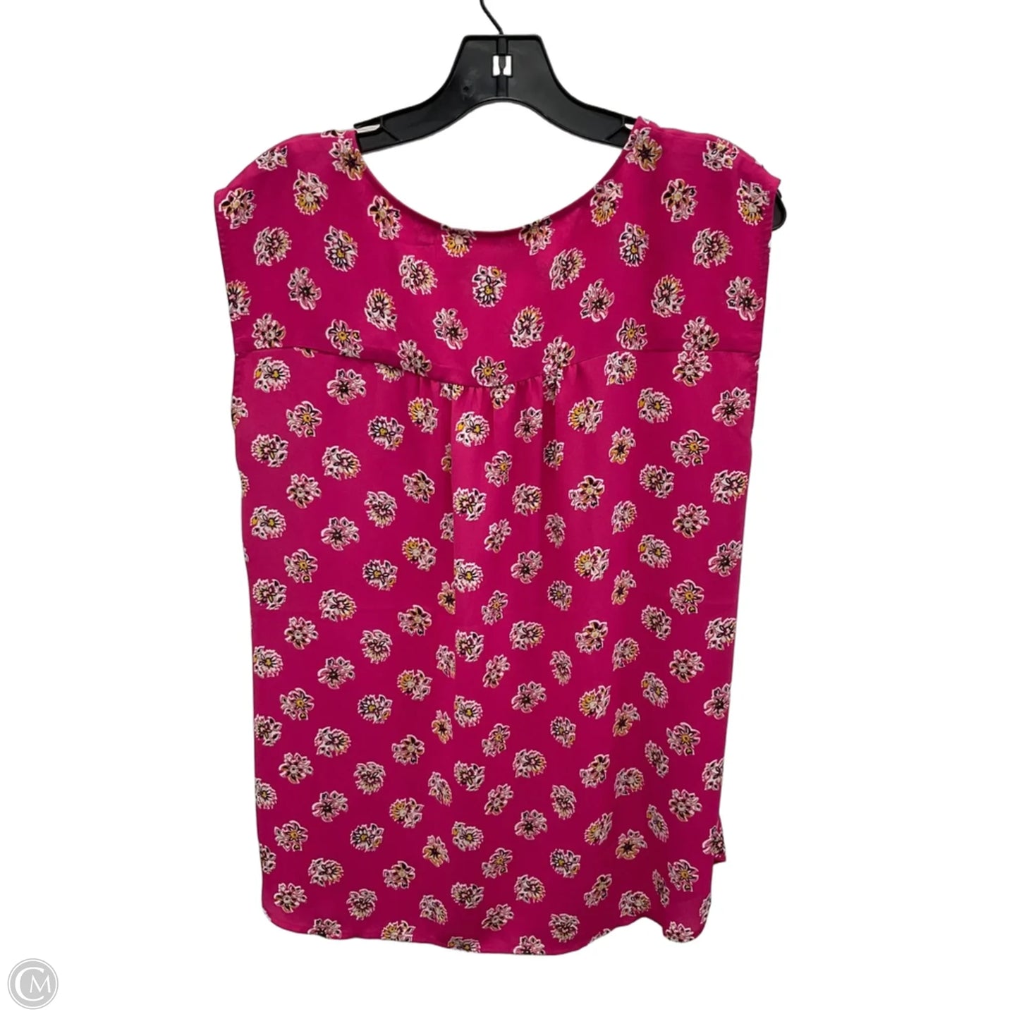 Top Sleeveless By Loft In Pink, Size: M