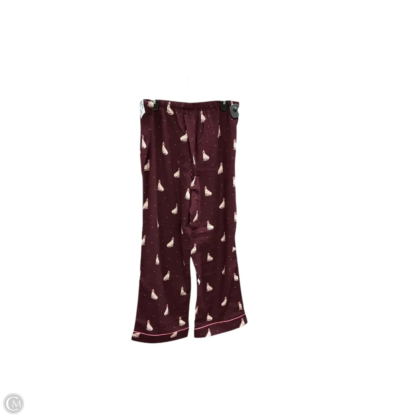 Pajama Pants By Loft In Maroon, Size: M