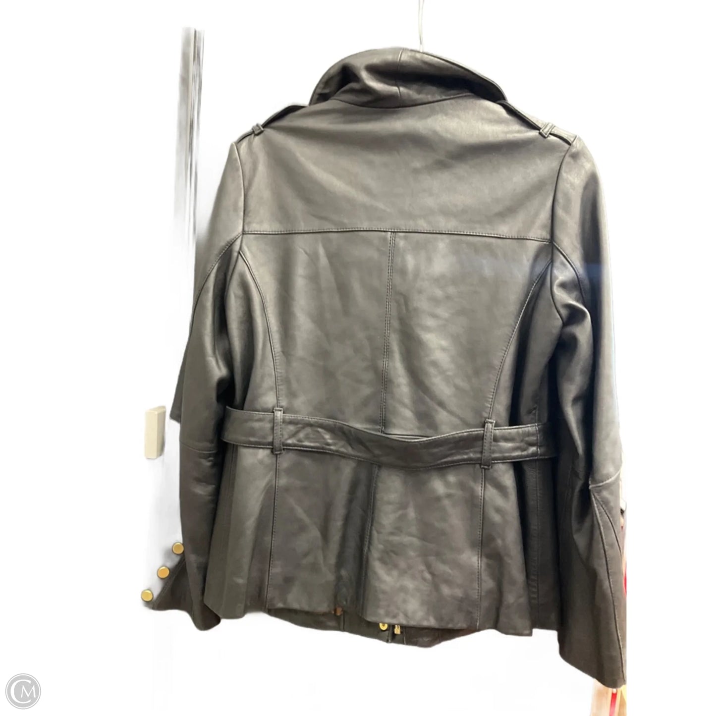 Jacket Leather By Bernardo In Black, Size: M