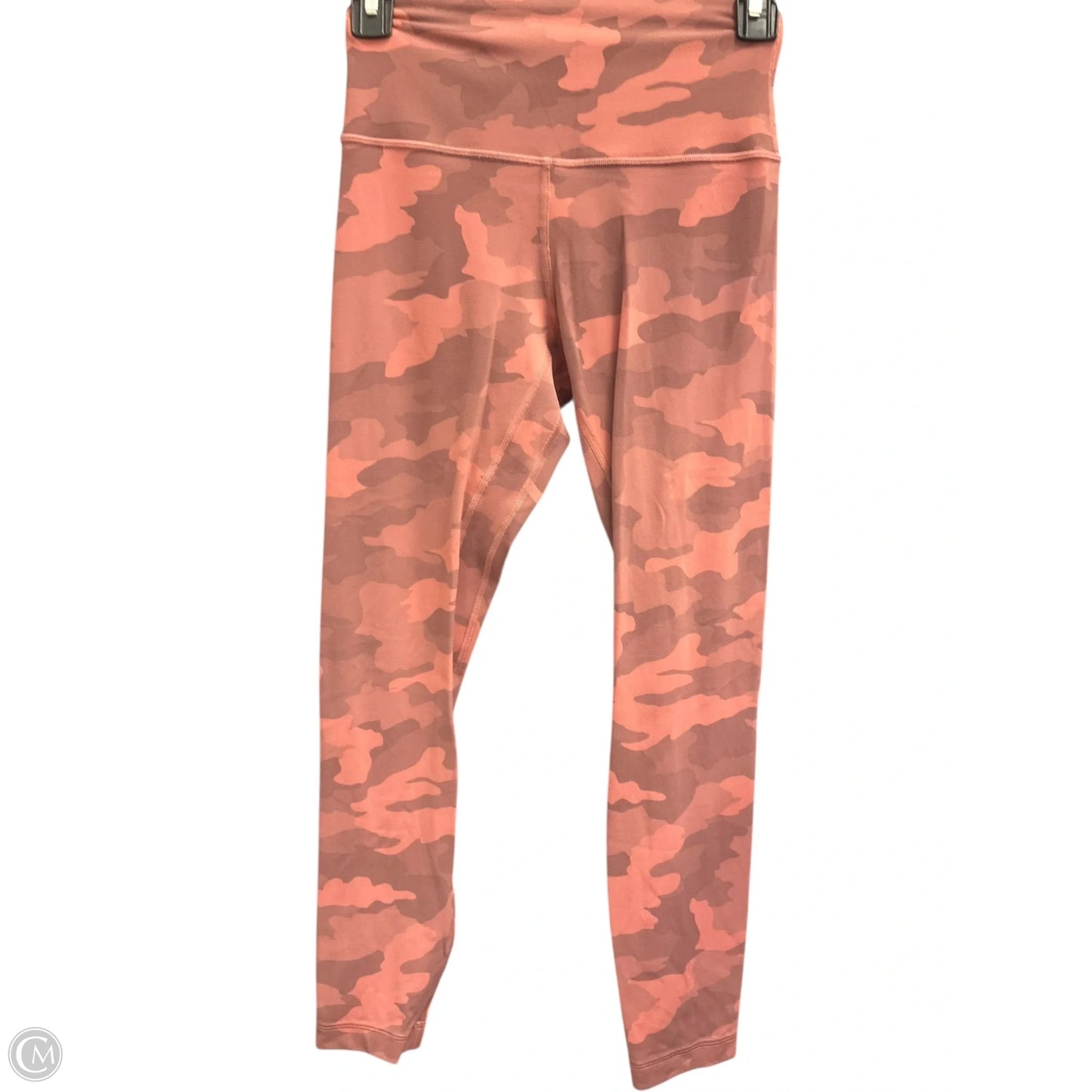 Athletic Leggings By Lululemon In Orange, Size: S