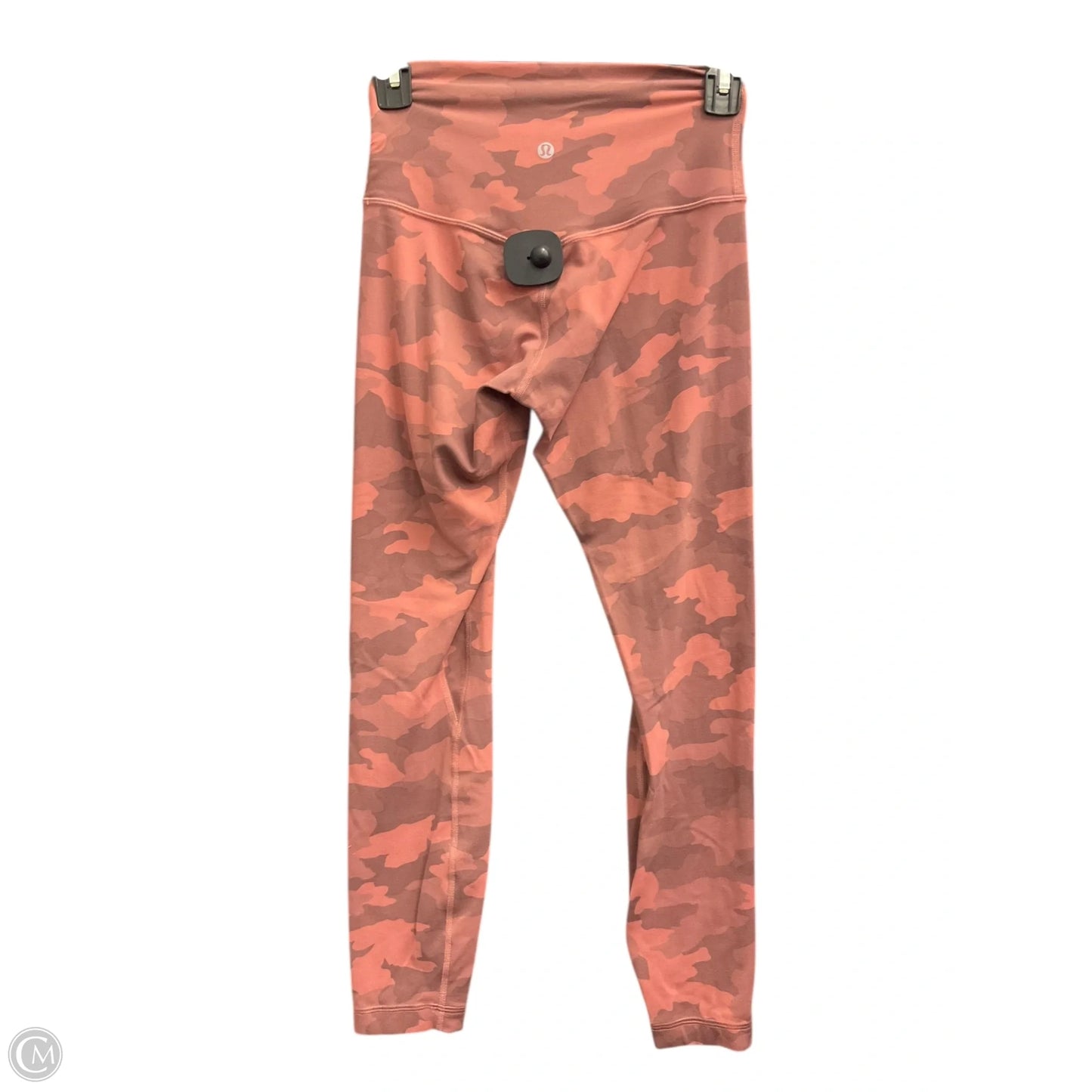 Athletic Leggings By Lululemon In Orange, Size: S