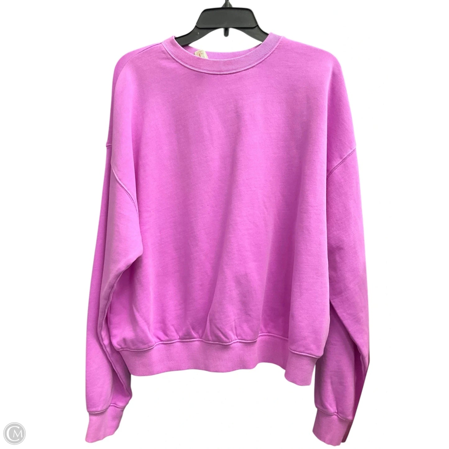 Top Long Sleeve By Good American In Pink, Size: L