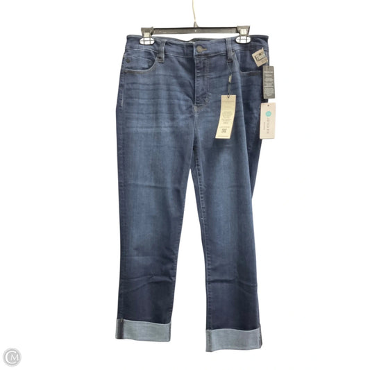Jeans Boyfriend By Liverpool In Blue Denim, Size: 12