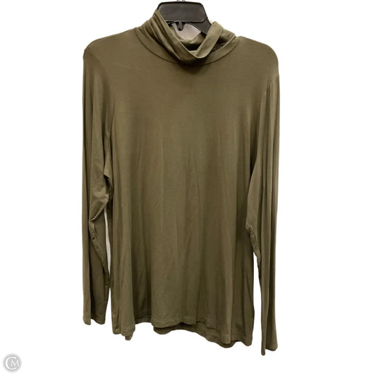 Top Long Sleeve By Tahari In Green, Size: Xl