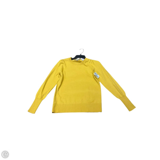 Top Long Sleeve By Loft In Yellow, Size: Xs