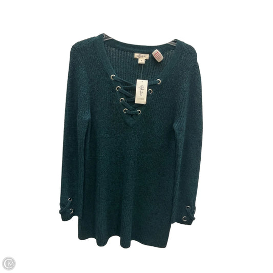 Sweater By Style And Company In Green, Size: M