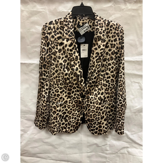 Blazer By Laundry In Animal Print, Size: 12