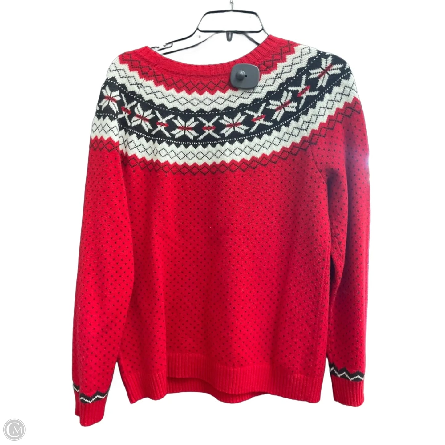 Sweater By Talbots In Red, Size: M
