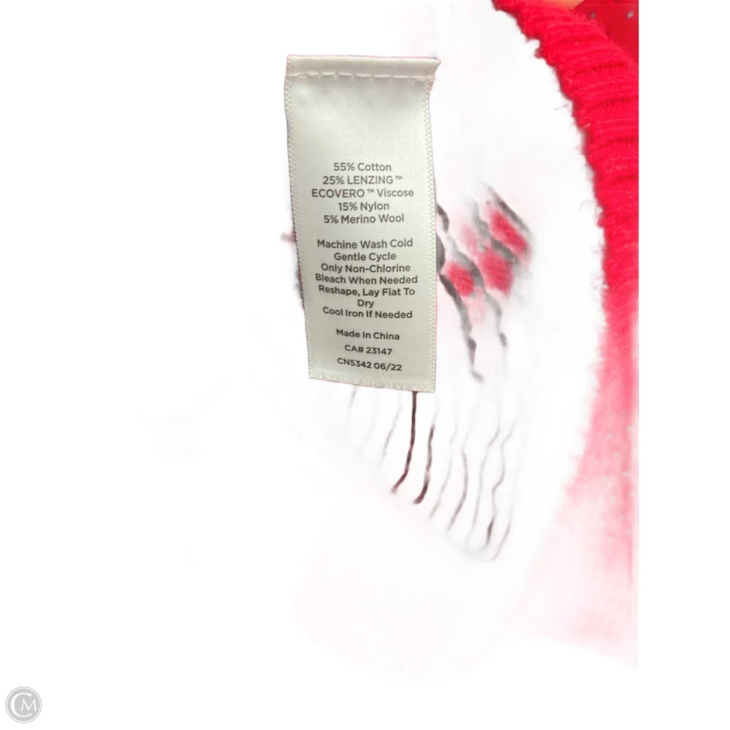 Sweater By Talbots In Red, Size: M