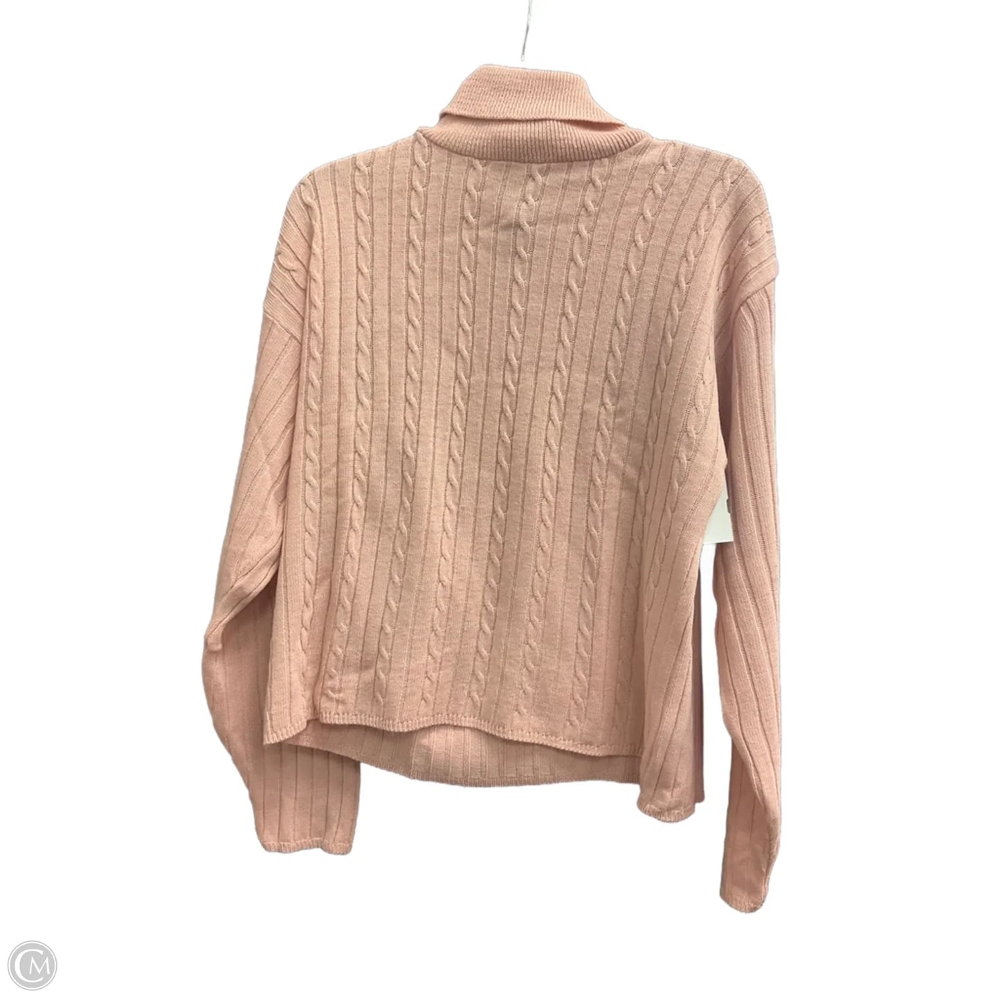 Top Long Sleeve Designer By Halston In Pink, Size: L