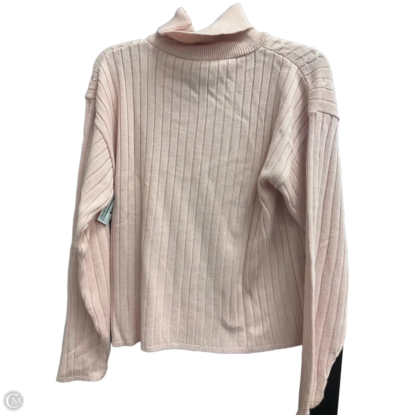 Top Long Sleeve Designer By Halston In Pink, Size: L