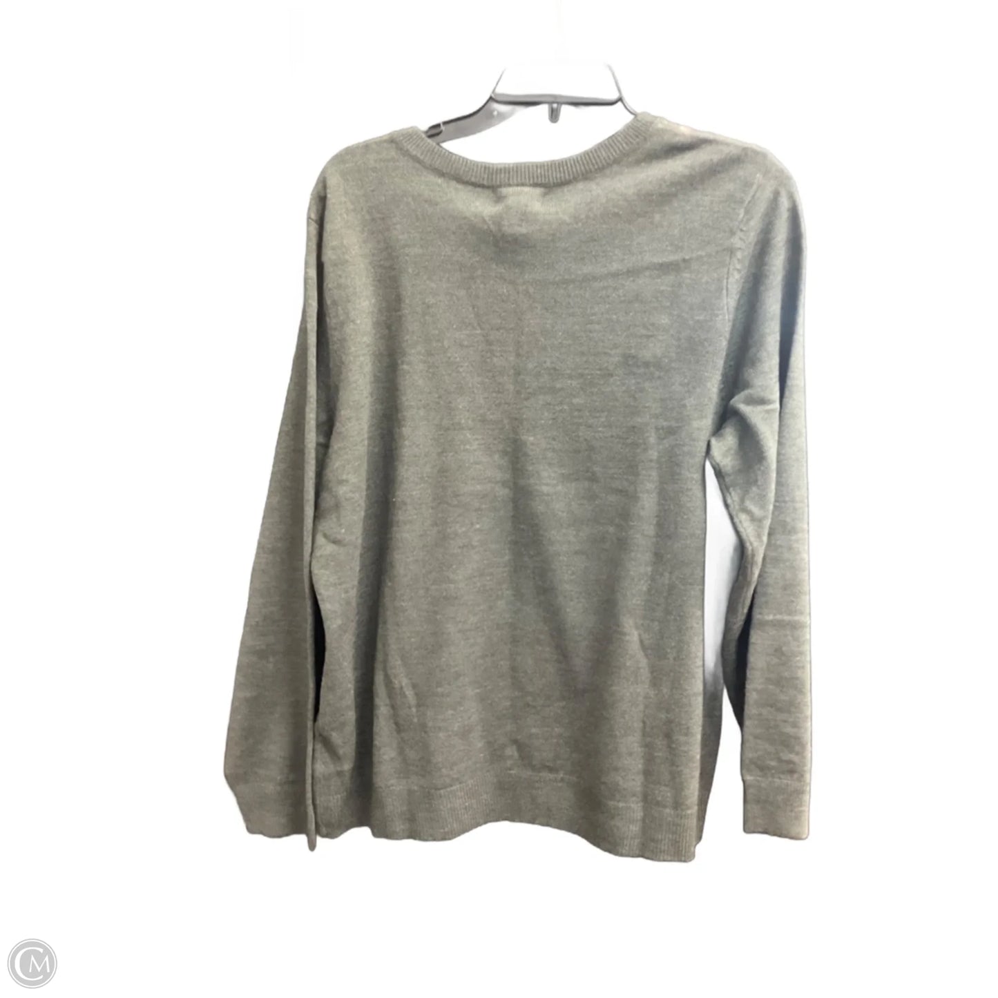 Cardigan By Croft And Barrow In Grey, Size: L