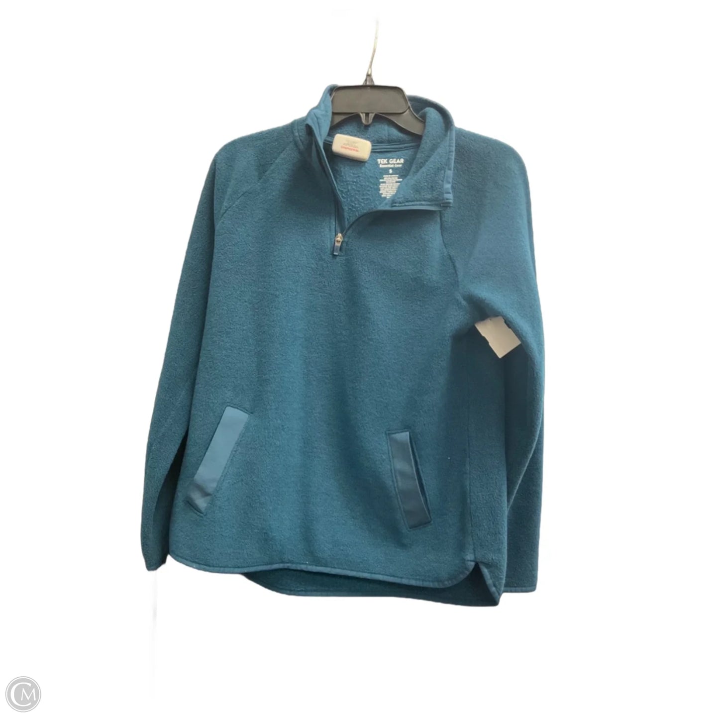 Jacket Fleece By Tek Gear In Blue, Size: S