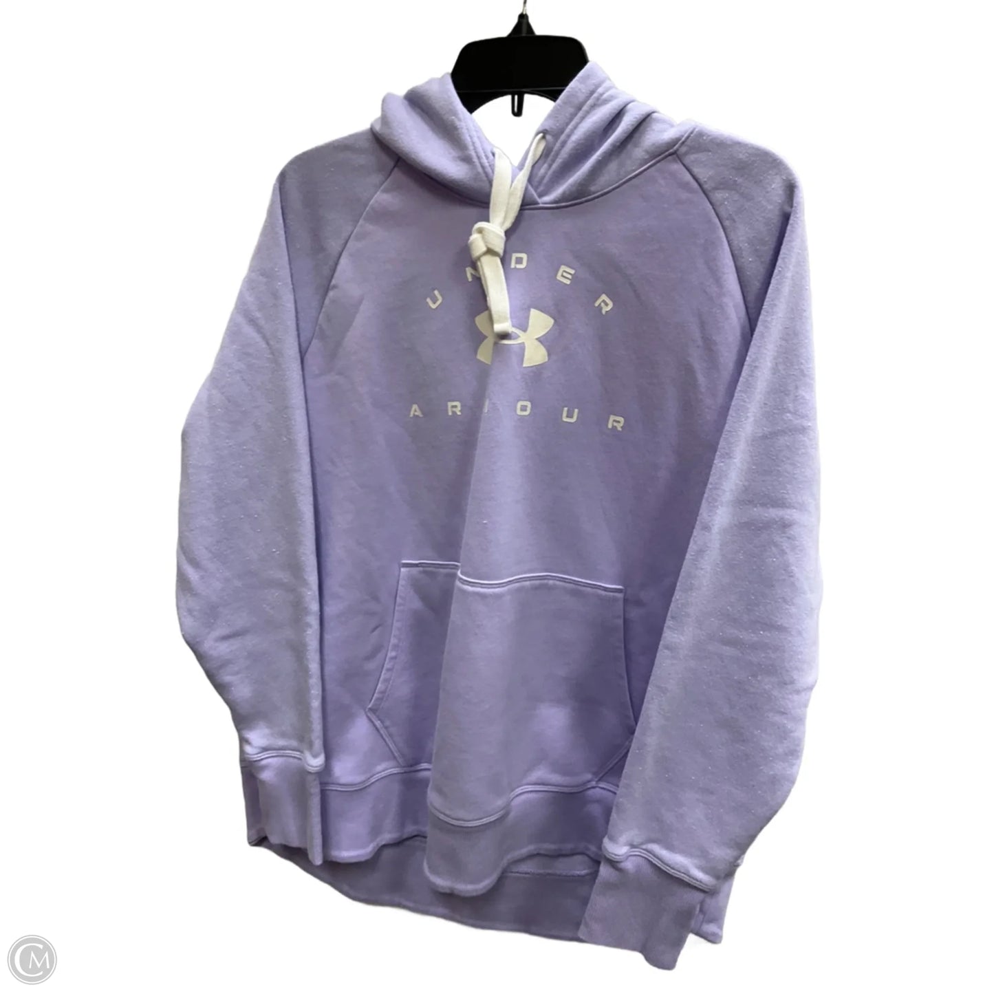 Sweatshirt Hoodie By Under Armour In Purple, Size: 1x