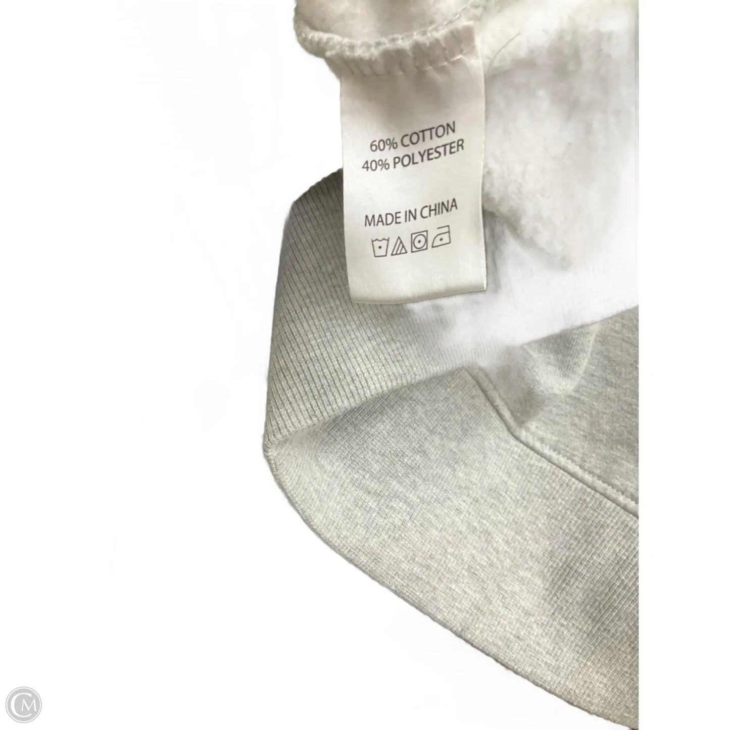 Top Long Sleeve By Chicka-d In Grey, Size: M