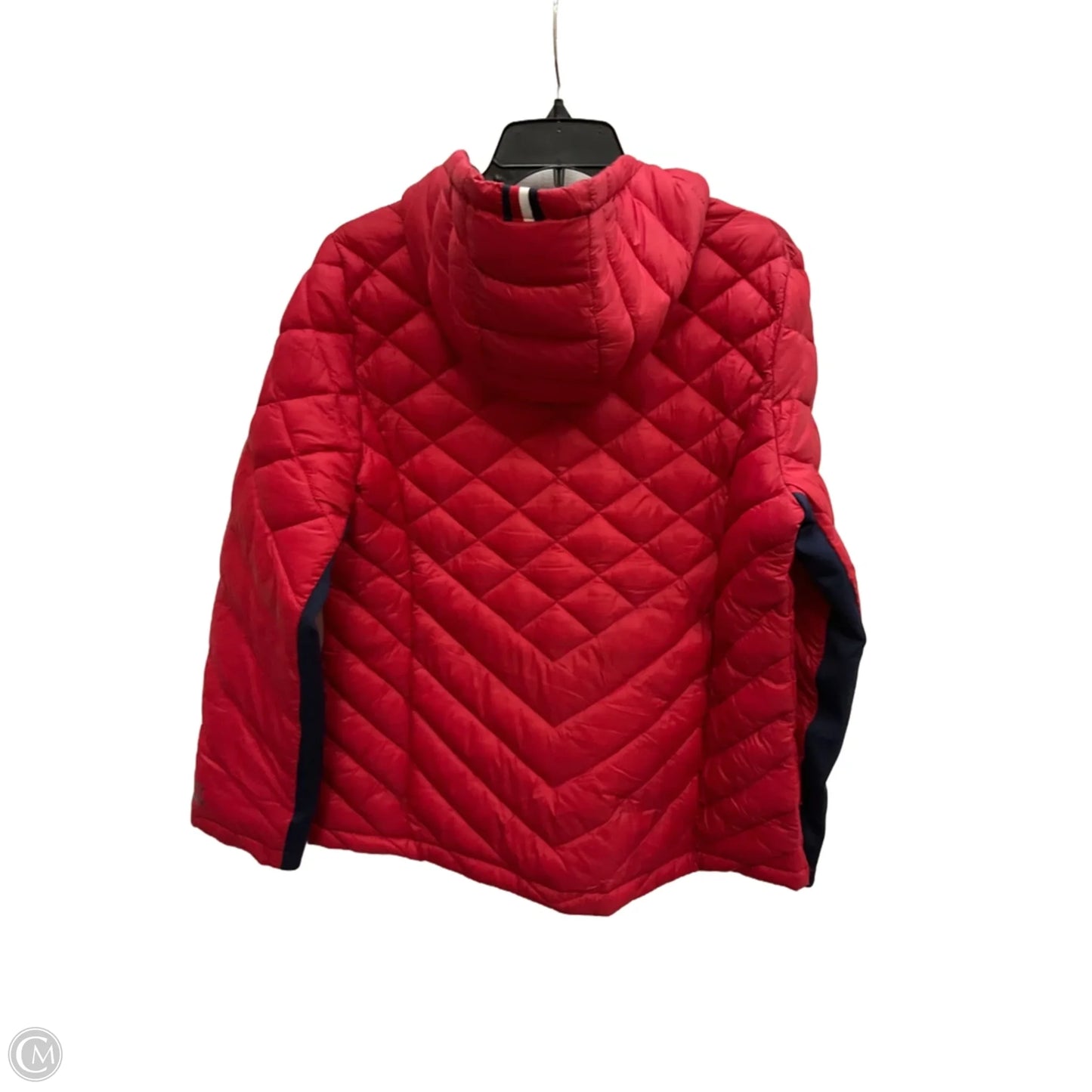 Coat Puffer & Quilted By Tommy Hilfiger In Red, Size: L
