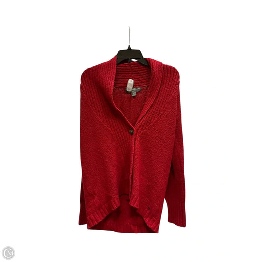 Cardigan By Eddie Bauer In Red, Size: S