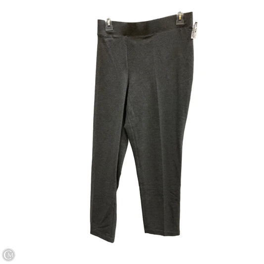 Athletic Pants By Talbots In Grey, Size: 1x