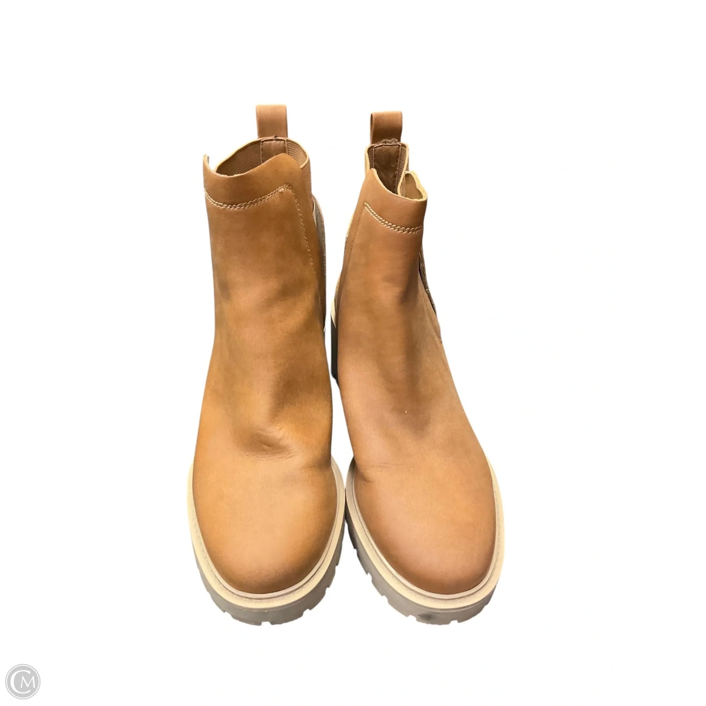 Boots Ankle Flats By Ana In Tan, Size: 8