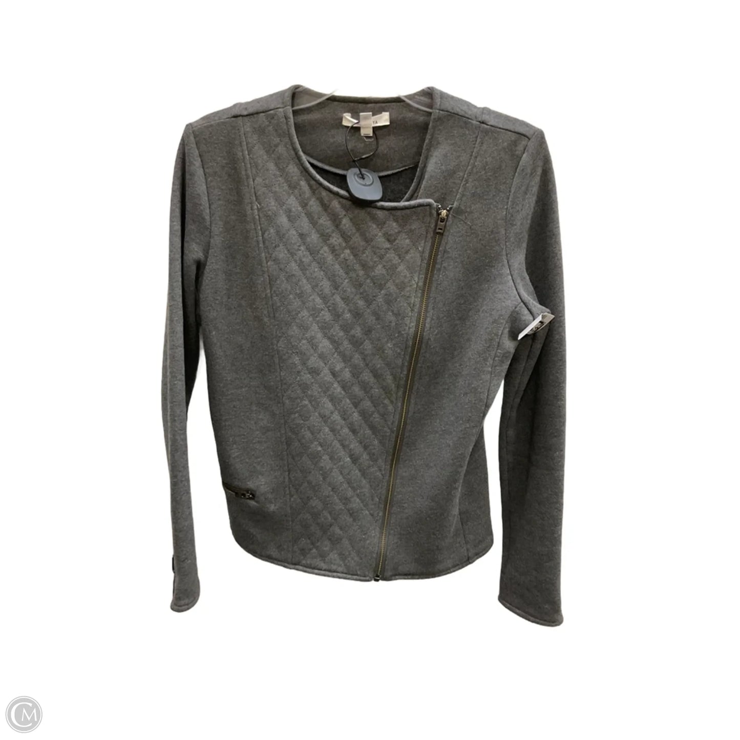 Athletic Jacket By Athleta In Grey, Size: M