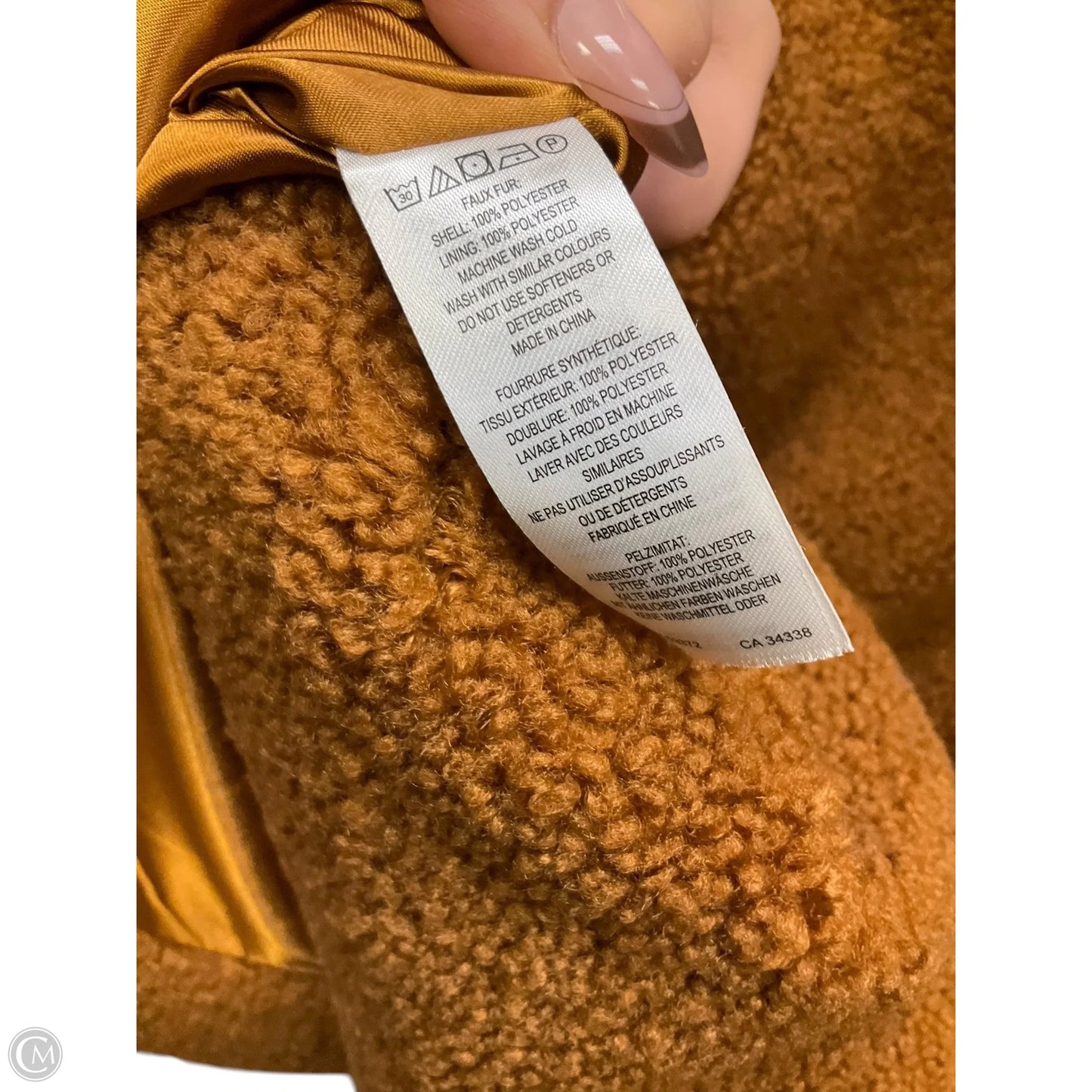 Coat Other By French Connection In Orange, Size: M