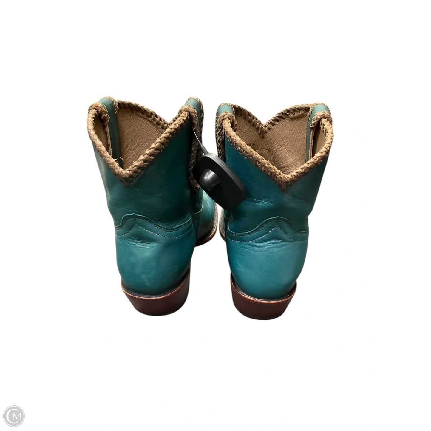 Boots Ankle Heels By Ariat In Teal, Size: 8