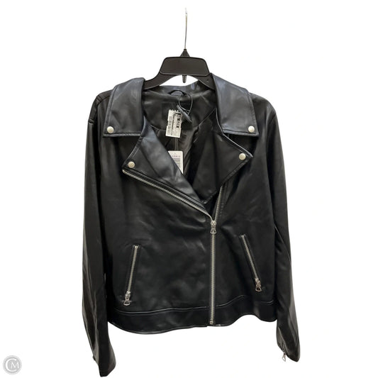 Jacket Moto By Torrid In Black, Size: 3x
