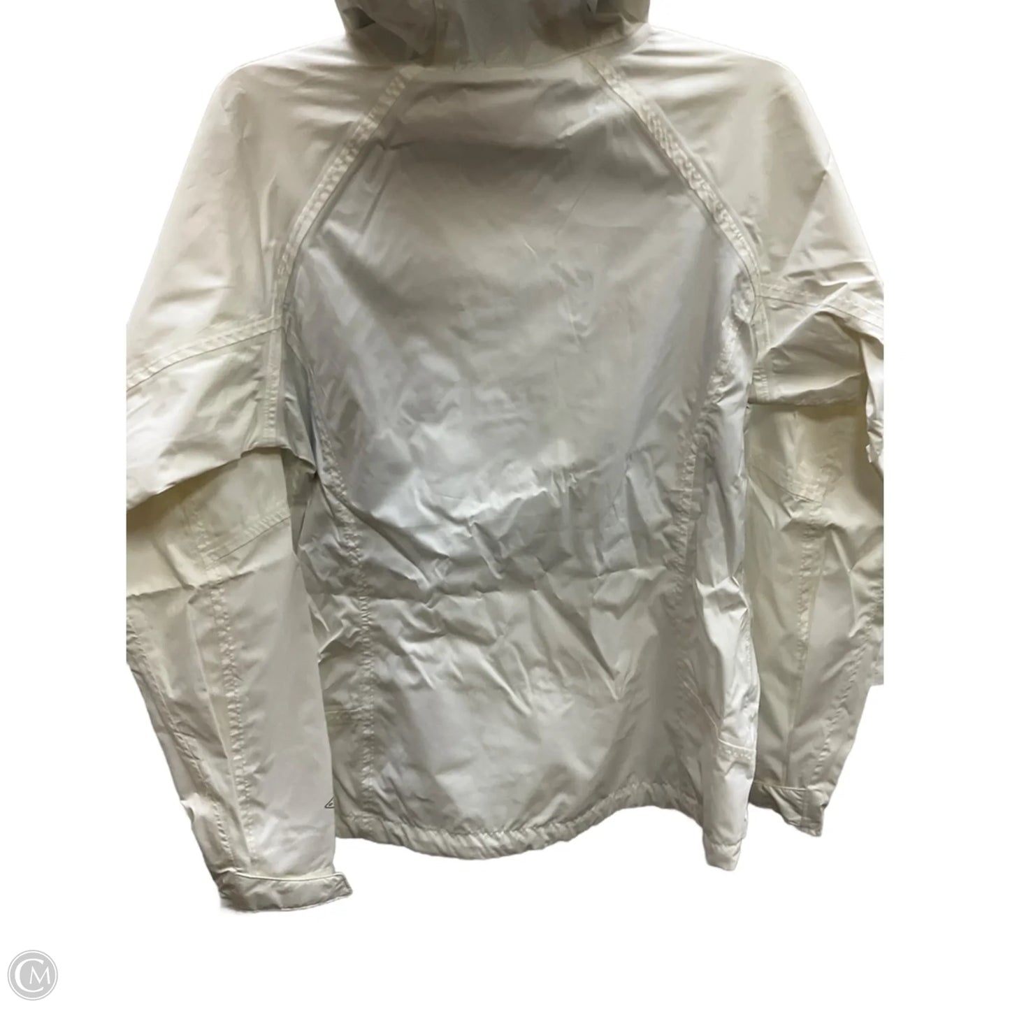 Jacket Windbreaker By Columbia In White, Size: M