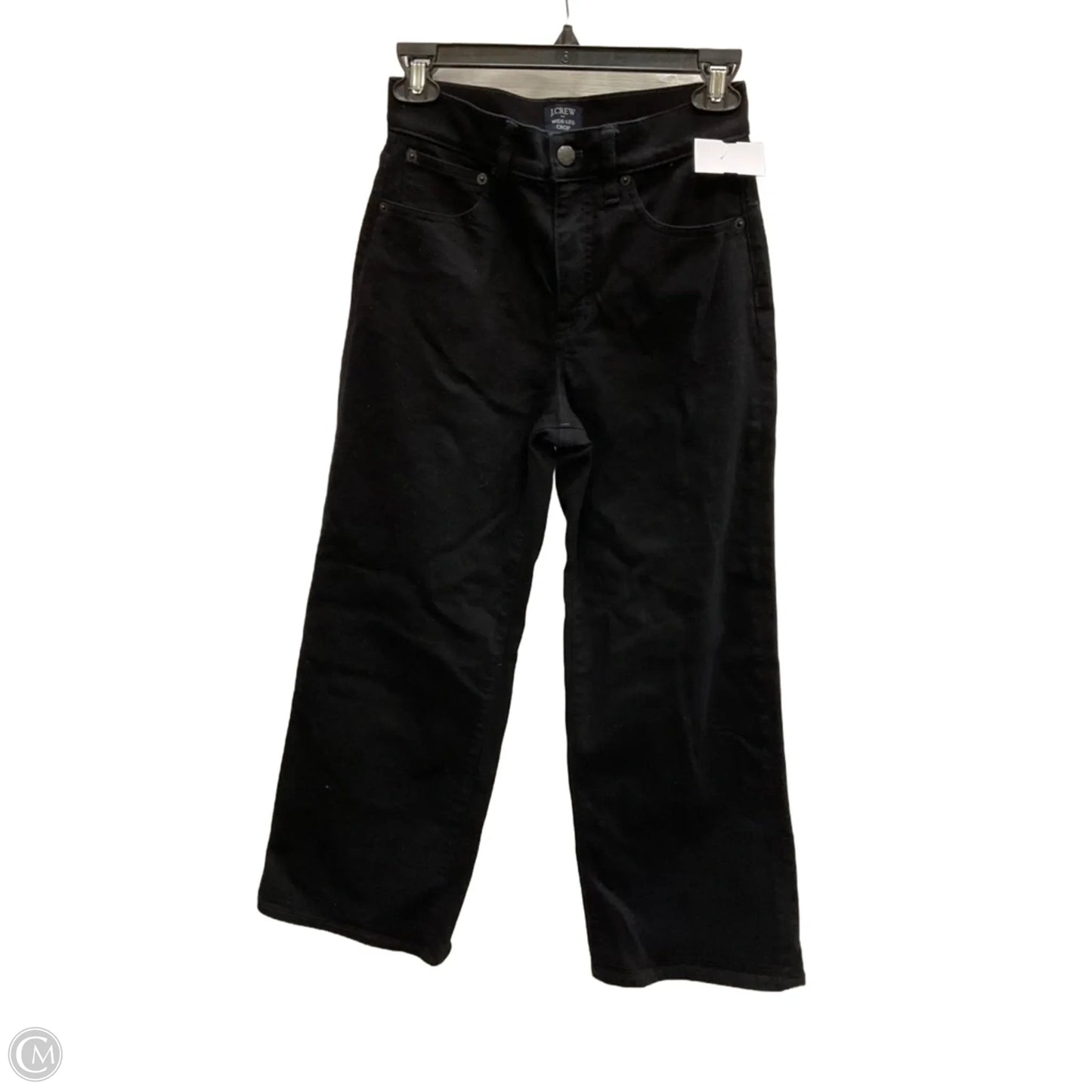 Jeans Wide Leg By J. Crew In Black, Size: 0