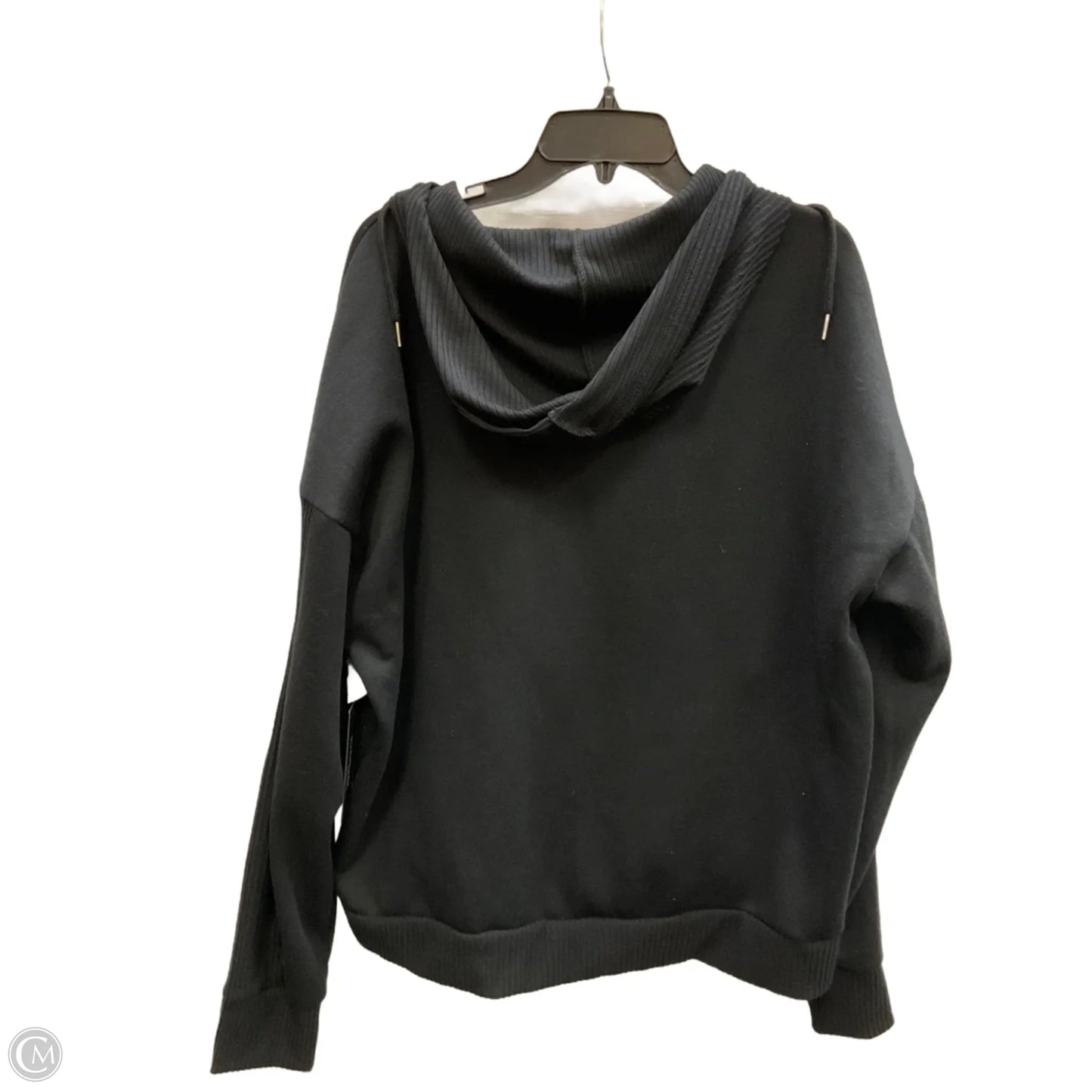 Sweatshirt Hoodie By Bebe In Black, Size: 3x