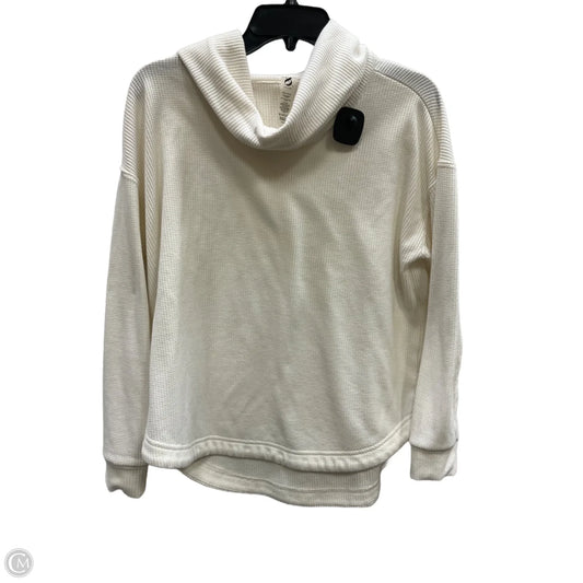 Top Long Sleeve By Lou And Grey In White, Size: M