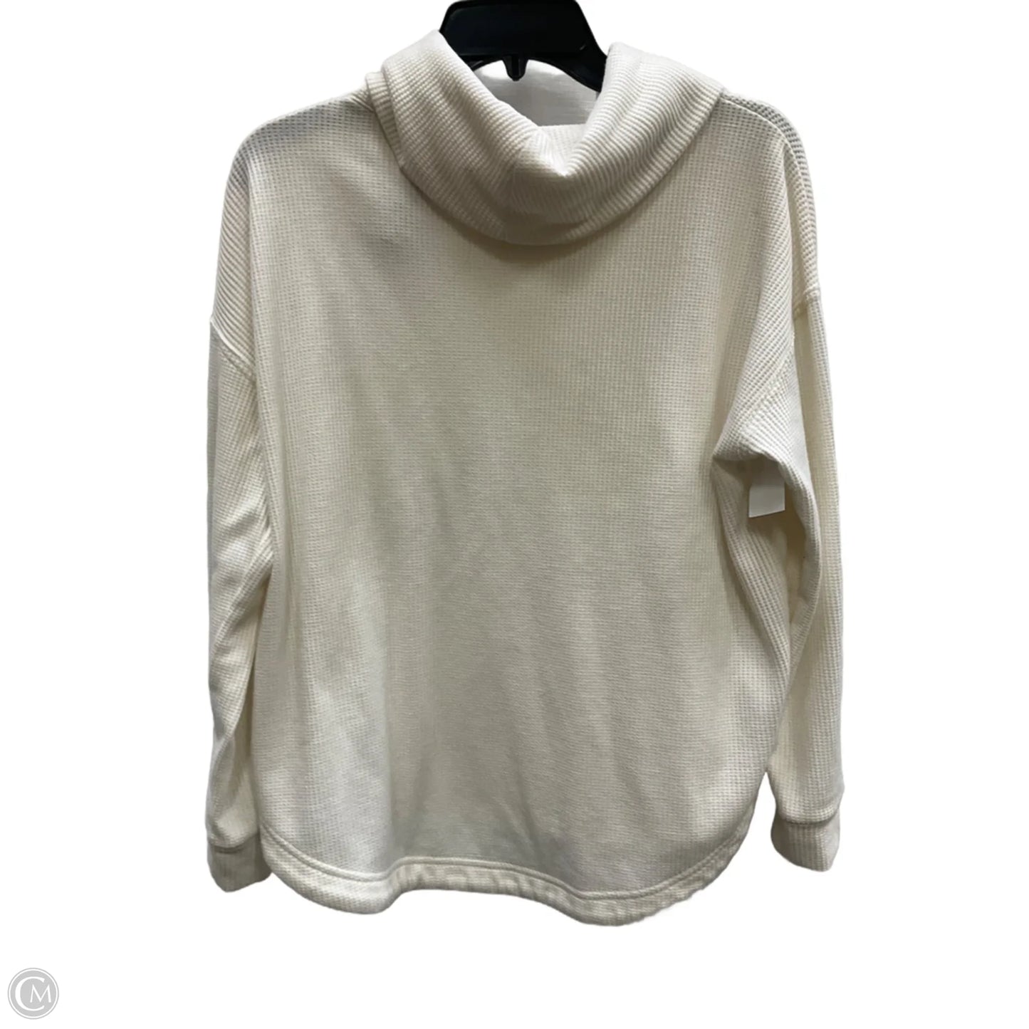 Top Long Sleeve By Lou And Grey In White, Size: M