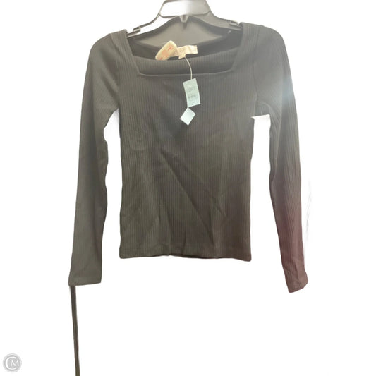 Top Long Sleeve By Loft In Black, Size: Xs