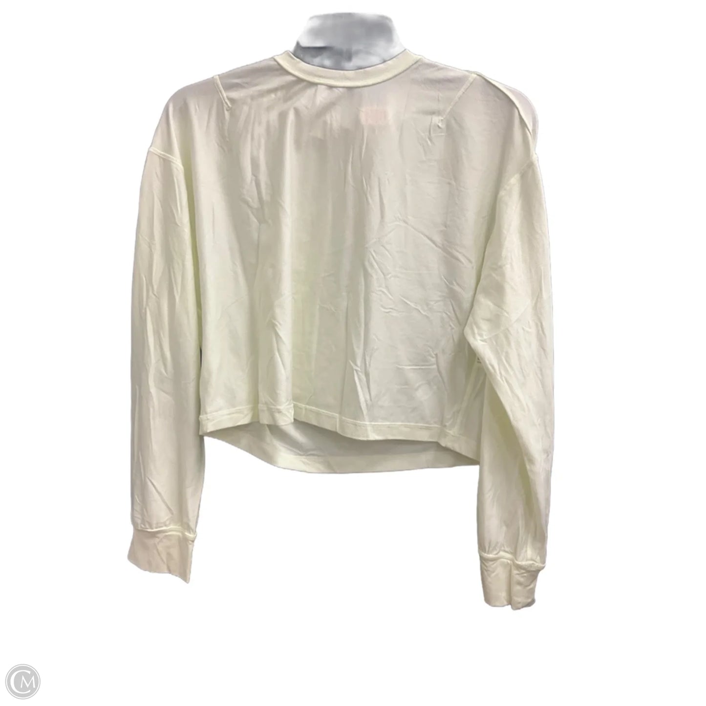 Athletic Top Long Sleeve Crewneck By Lululemon In Yellow, Size: S