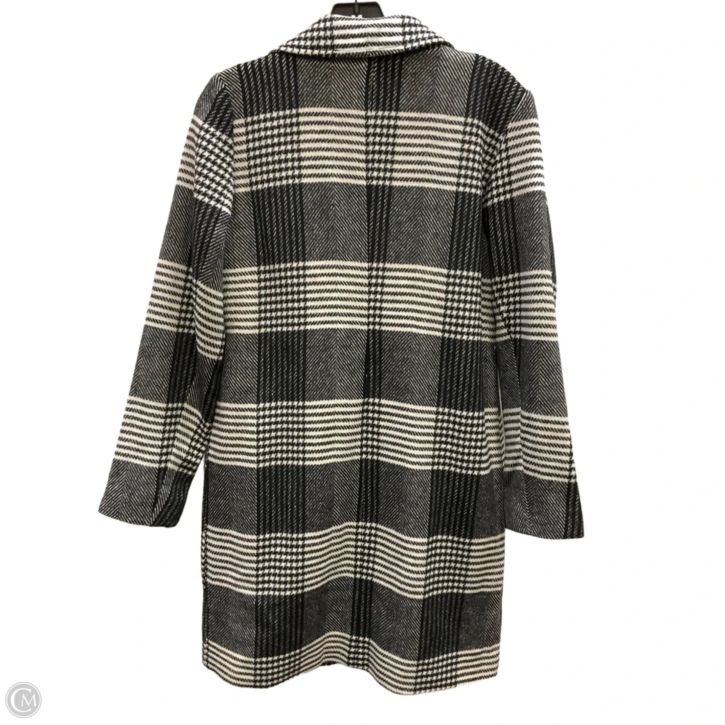 Coat Peacoat By Apt 9 In Black & White, Size: S