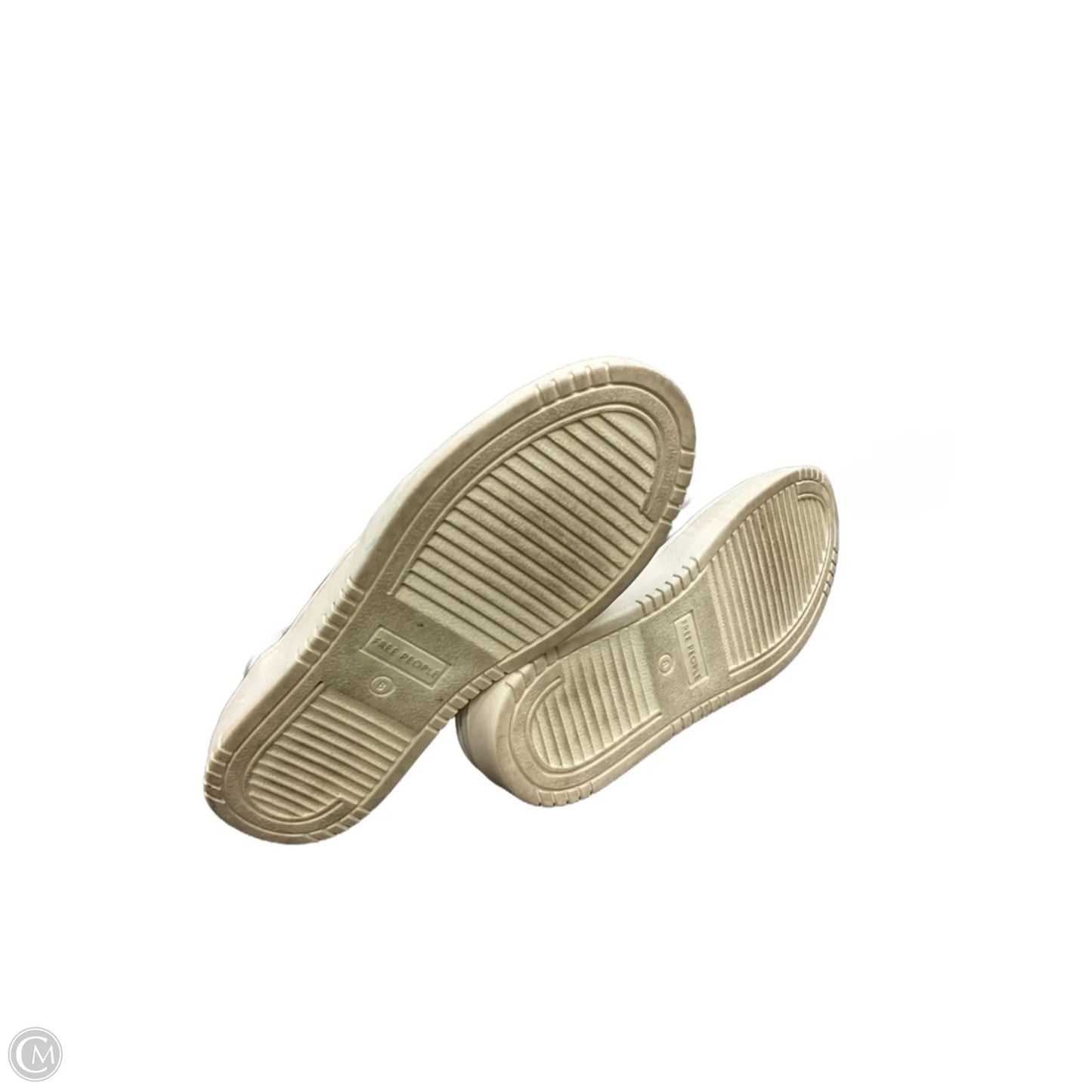 Shoes Sneakers By Free People In Blue & Silver, Size: 8