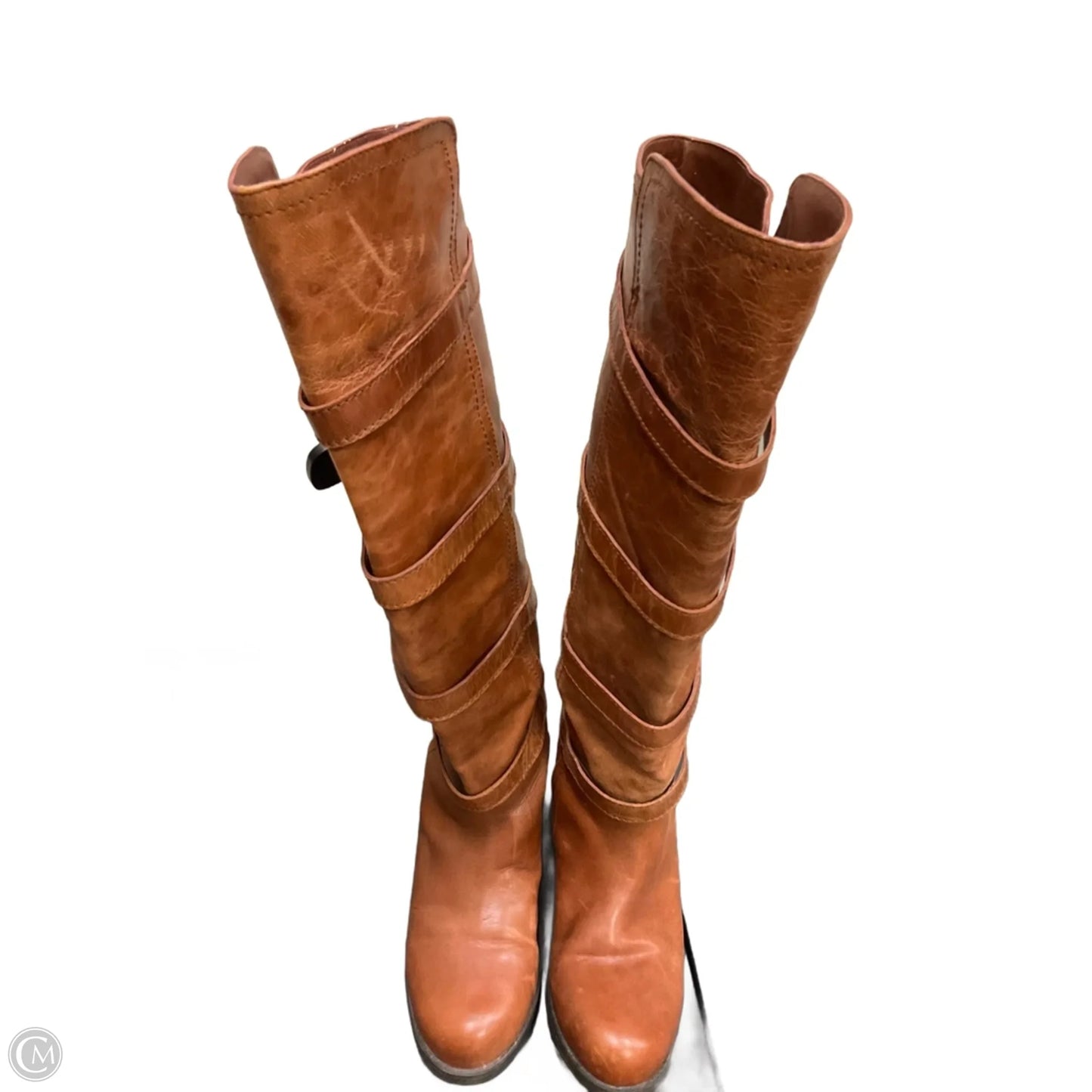 Boots Knee Flats By Bcbg In Brown, Size: 7.5