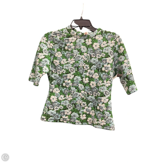 Top 3/4 Sleeve By Maeve In Floral Print, Size: S