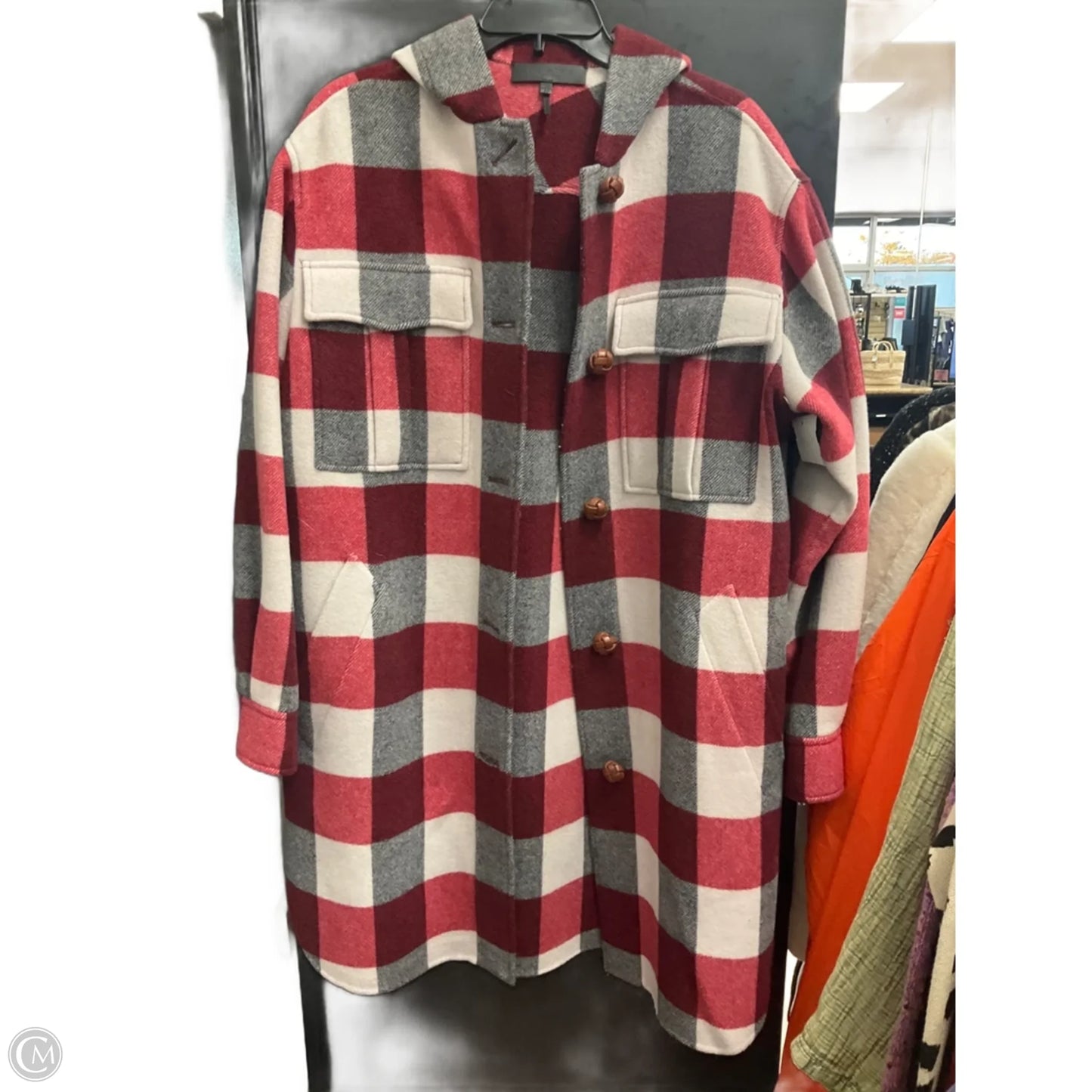 Coat Other By Rag And Bone In Plaid Pattern, Size: M