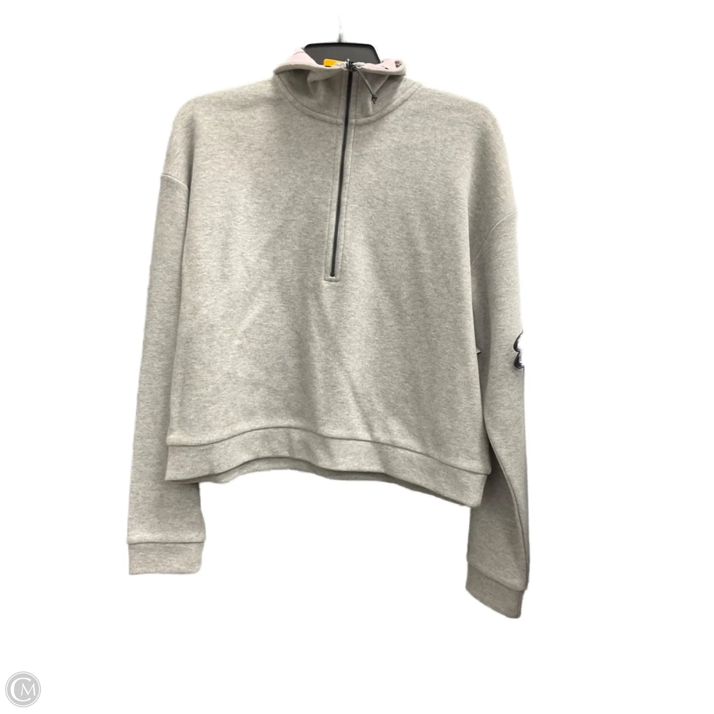Sweatshirt Collar By Lole In Grey, Size: S
