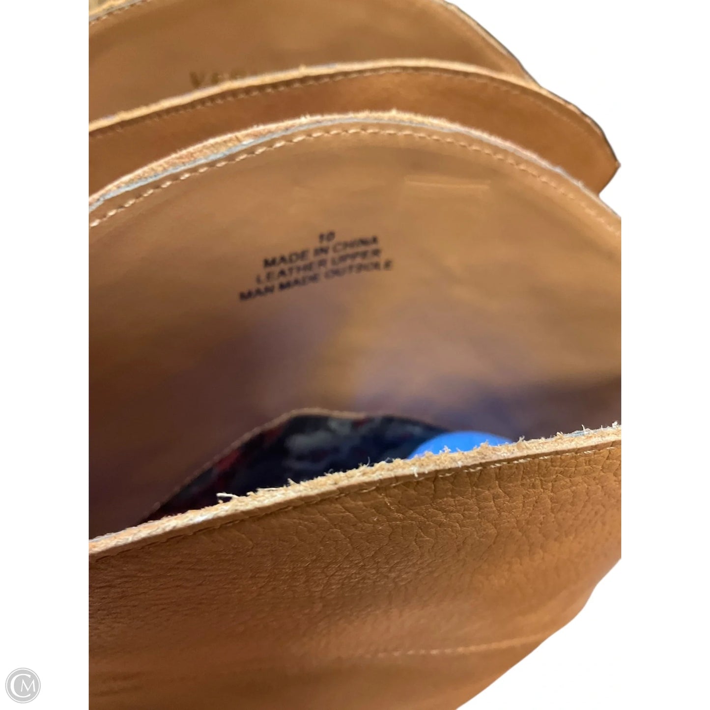 Boots Mid-calf Flats By Very Volatile In Brown, Size: 10