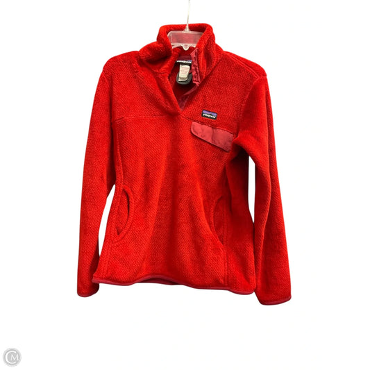 Jacket Fleece By Patagonia In Red, Size: M
