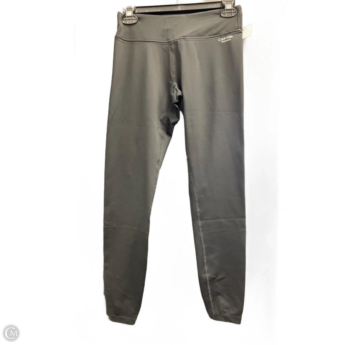 Athletic Leggings By Calvin Klein In Black, Size: S