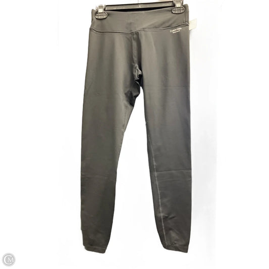 Athletic Leggings By Calvin Klein In Black, Size: S