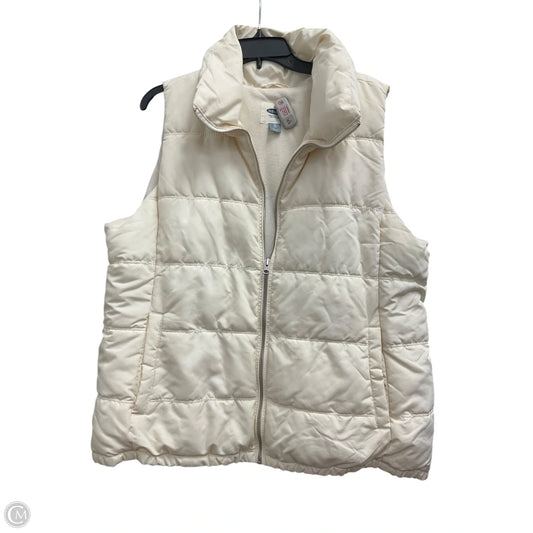 Vest Puffer & Quilted By Old Navy In White, Size: Xl